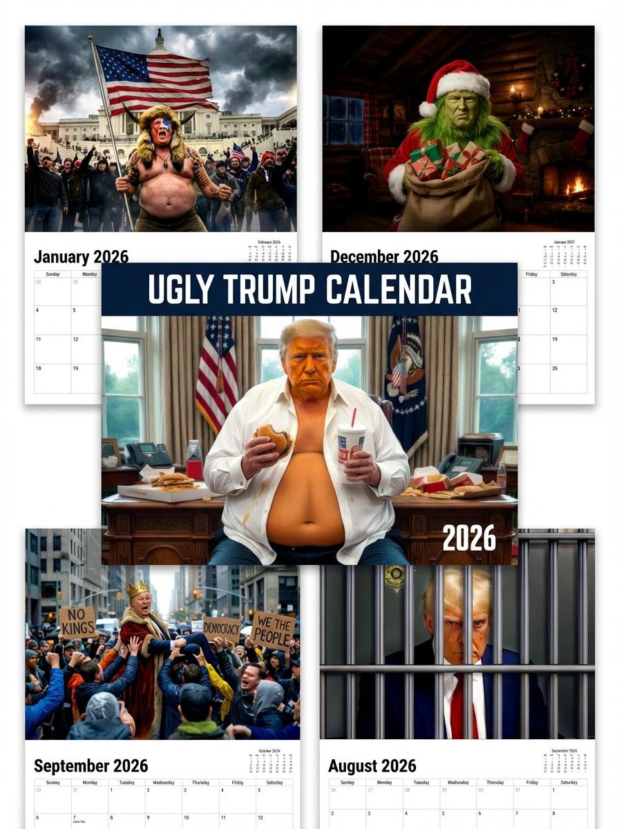 Ugly Trump Calendar 2026