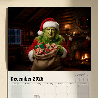 Ugly Trump Calendar 2026