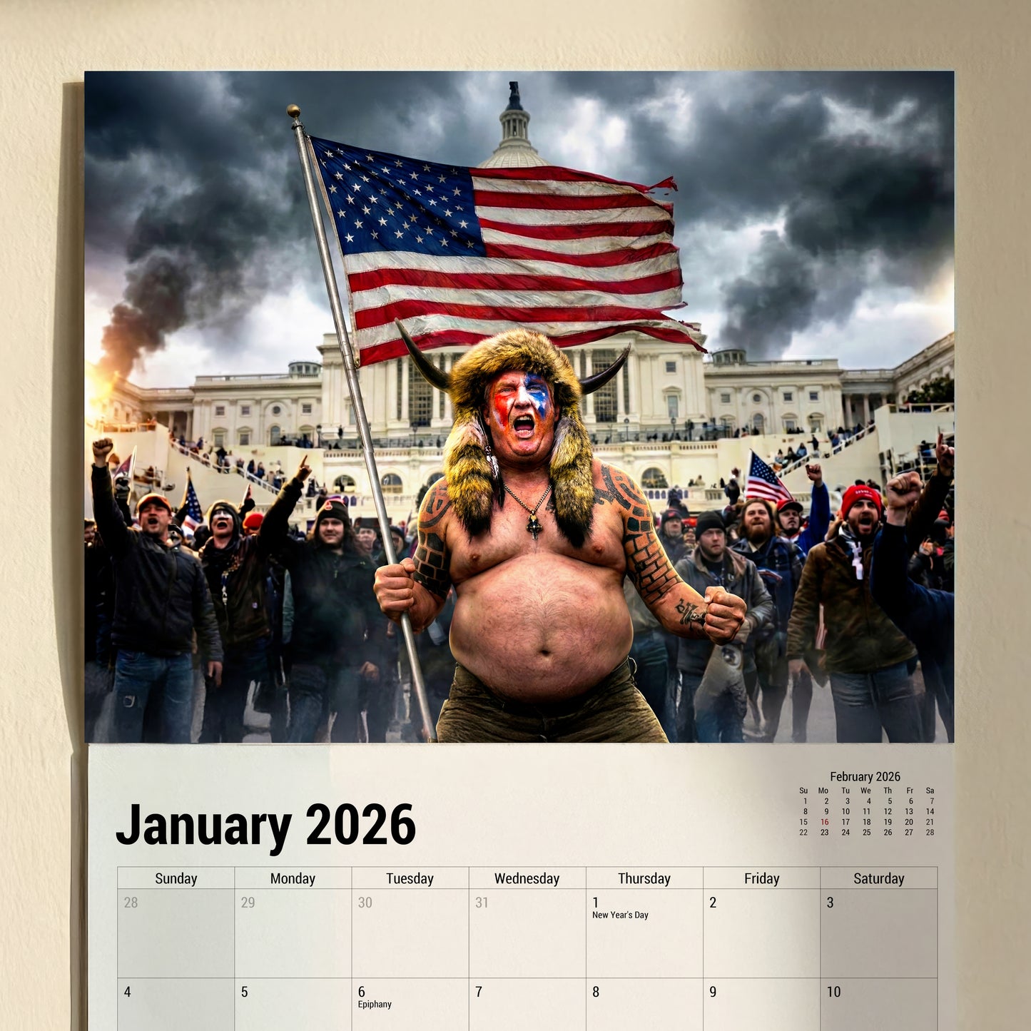 Ugly Trump Calendar 2026